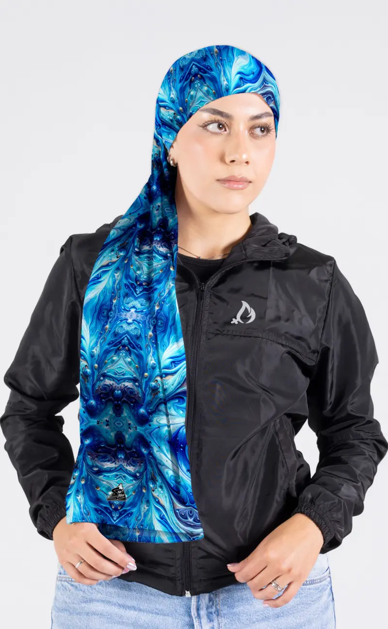 CUELLO EXTRALARGO GRAFICOS INFINITO BLUE