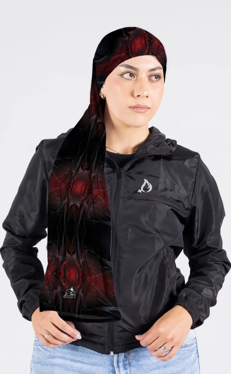 CUELLO LARGO GRAFICO RED BLACK
