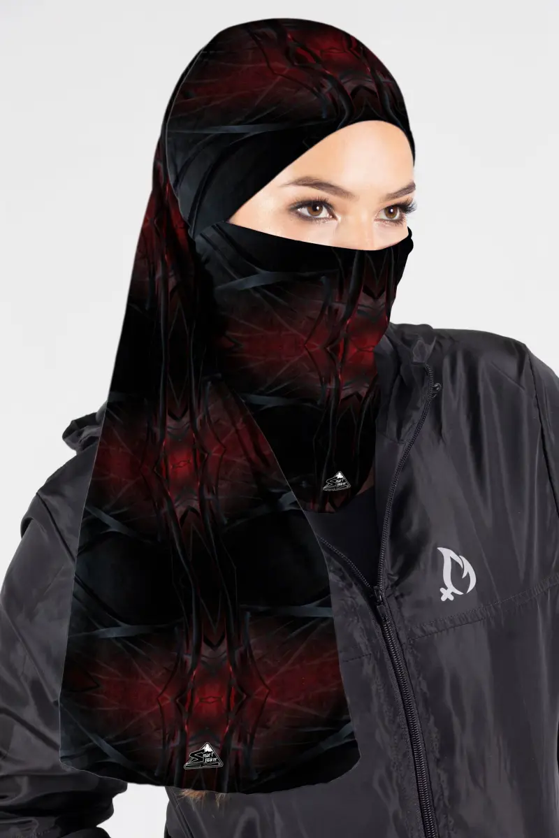 DUO PROTCH LARGO GRAFICO RED BLACK