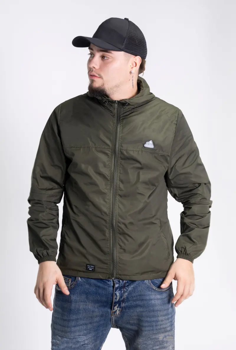 CORTAVIENTOS HOMBRE VERDE MILITAR
