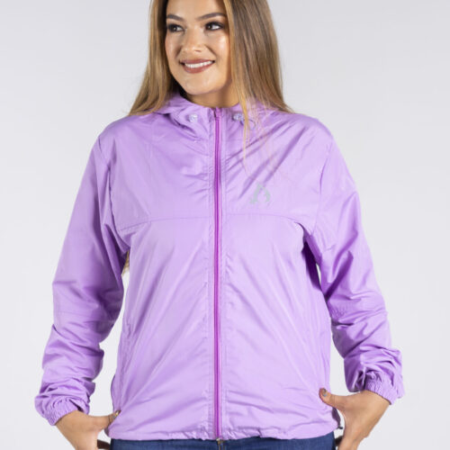 CORTAVIENTOS MUJER LILA