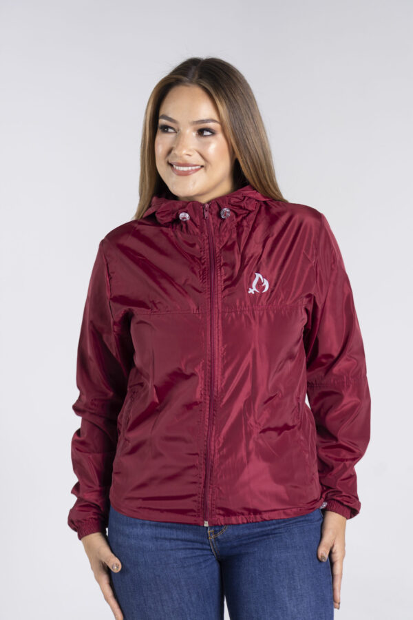 CORTAVIENTOS MUJER VINOTINTO