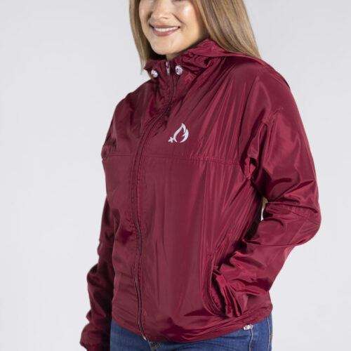 CORTAVIENTOS MUJER VINOTINTO