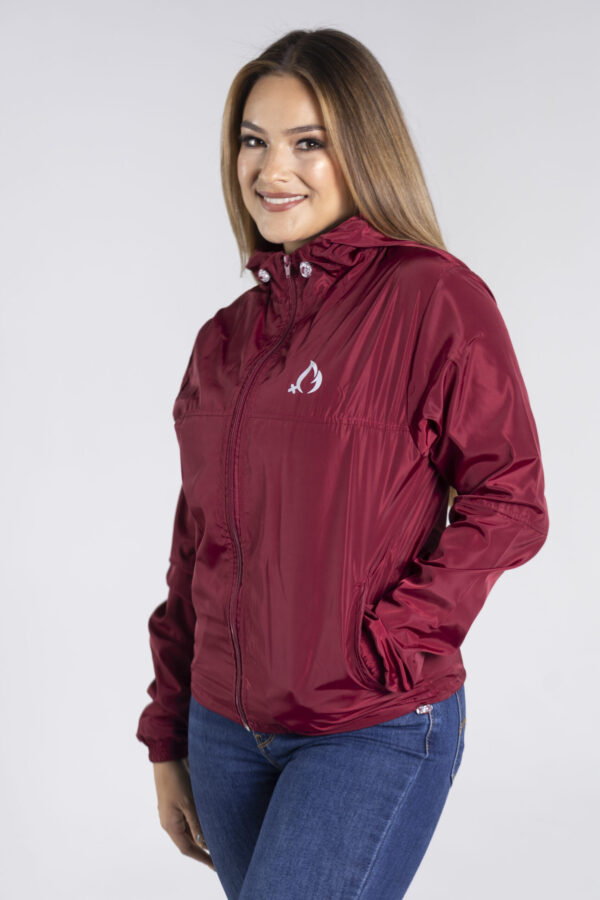 CORTAVIENTOS MUJER VINOTINTO