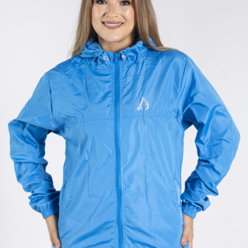 CORTAVIENTOS MUJER AZUL CLARO