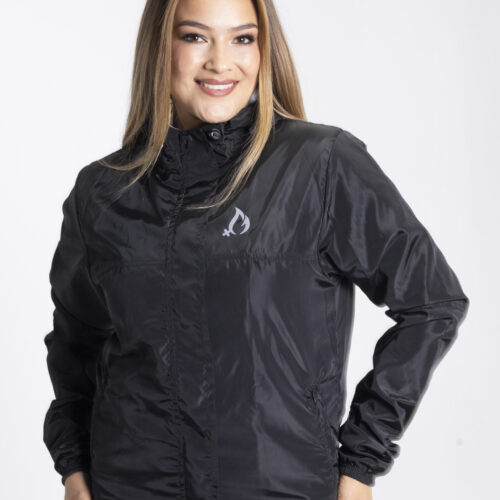 CORTAVIENTOS MUJER NEGRA