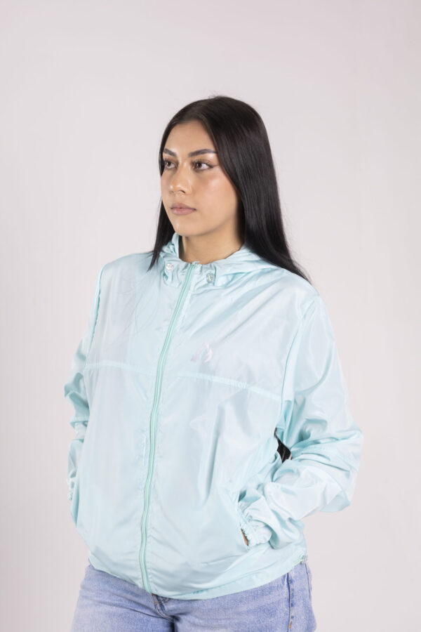 CORTAVIENTOS MUJER VERDE MENTA