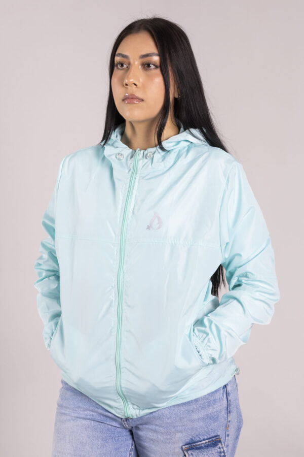 CORTAVIENTOS MUJER VERDE MENTA