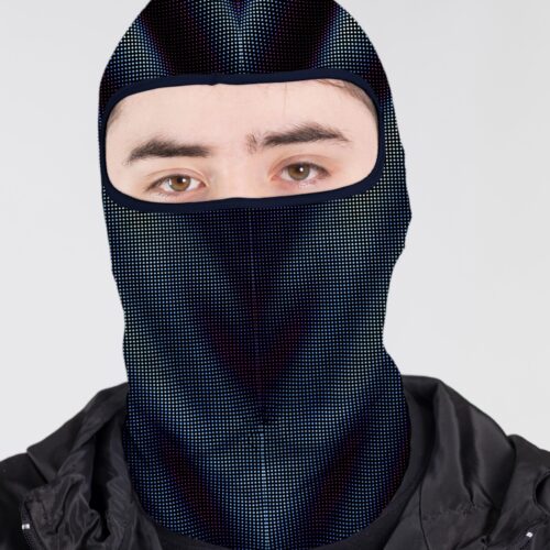 BALACLAVA MICROPERFORADA GRAFICA 3D-AZUL