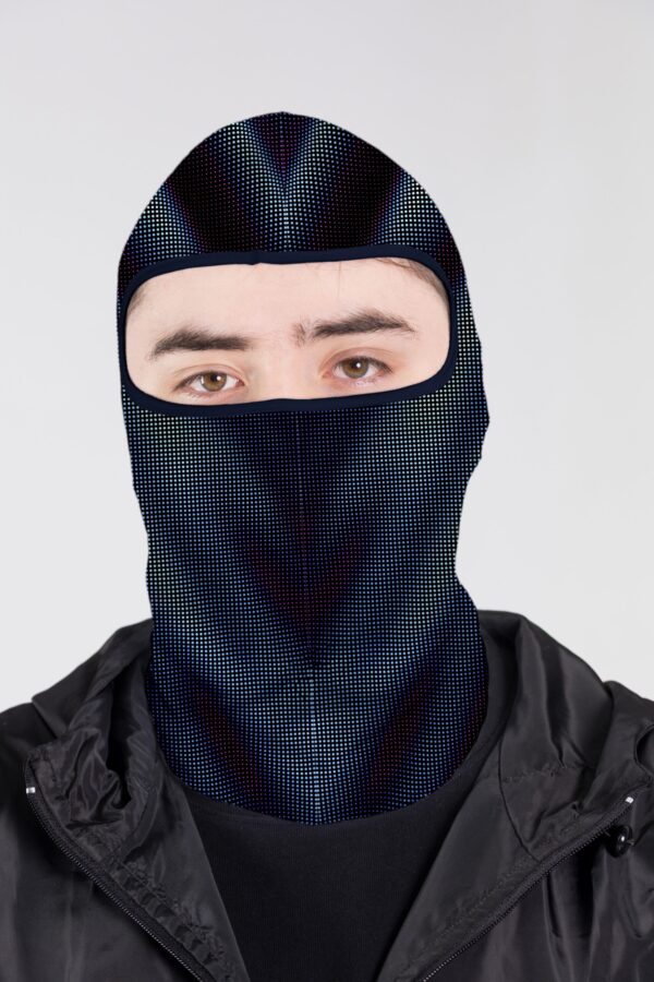 BALACLAVA 3D AZUL BALACLAVA MICROPERFORADA GRAFICA 3D-AZUL