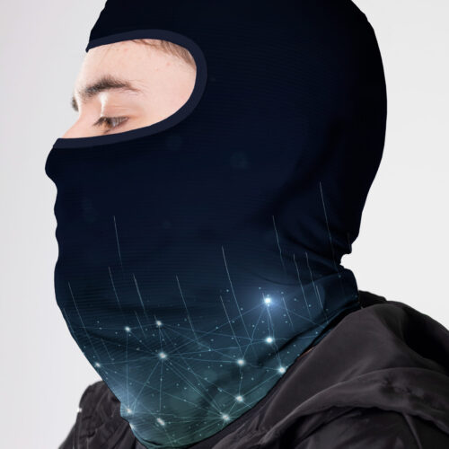 BALACLAVA MICROPERFORADA GRAFICA GALACTICA BLUE
