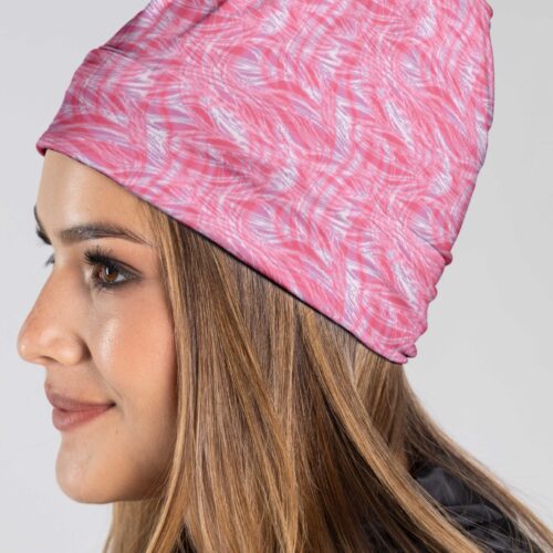 CUELLO LARGO GRAFICO  ABSTRACTO ROSA