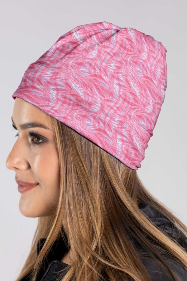 ABSTRACTO ROSA CUELLO LARGO GRAFICO ABSTRACTO ROSA