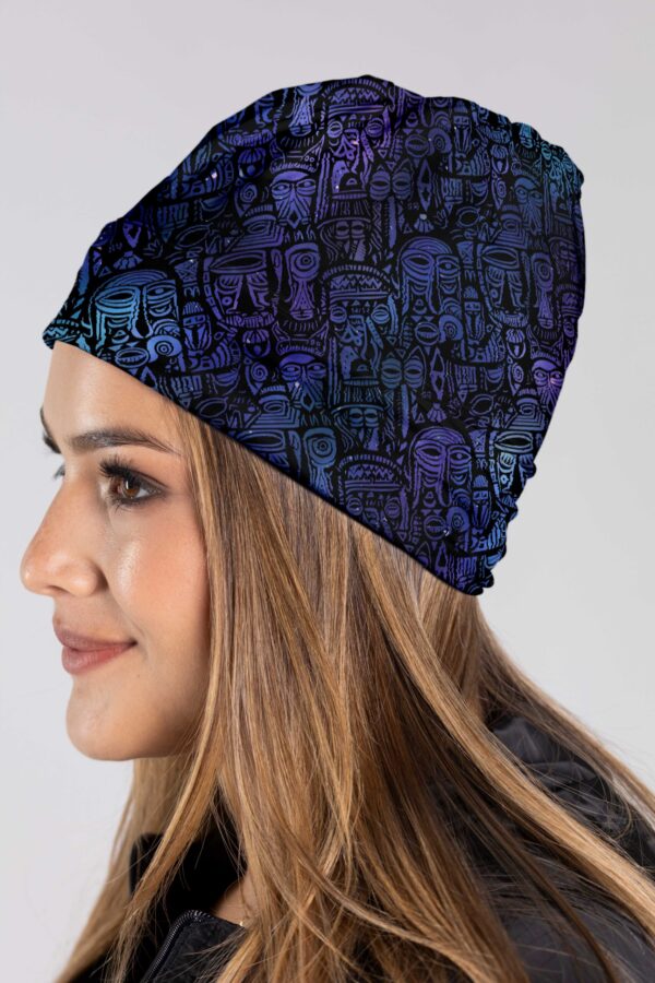 CUELLO LARGO GRAFICO AFRICA BLUE