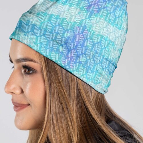 CUELLO LARGO GRAFICO JASPEADO-CLARO