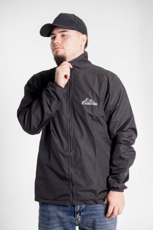 CORTAVIENTOS DOBLE FAZ BLACKSTONE NEGRA