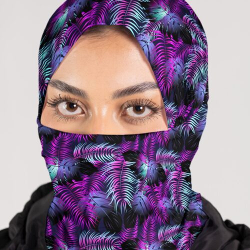 CUELLO LARGO FOLLAJE NEON