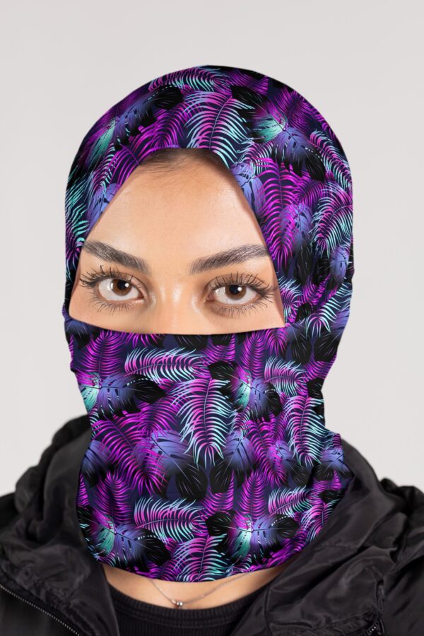 CUELLO LARGO FOLLAJE NEON