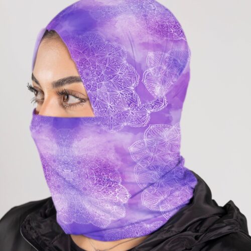 CUELLO LARGO MANDALA LILA