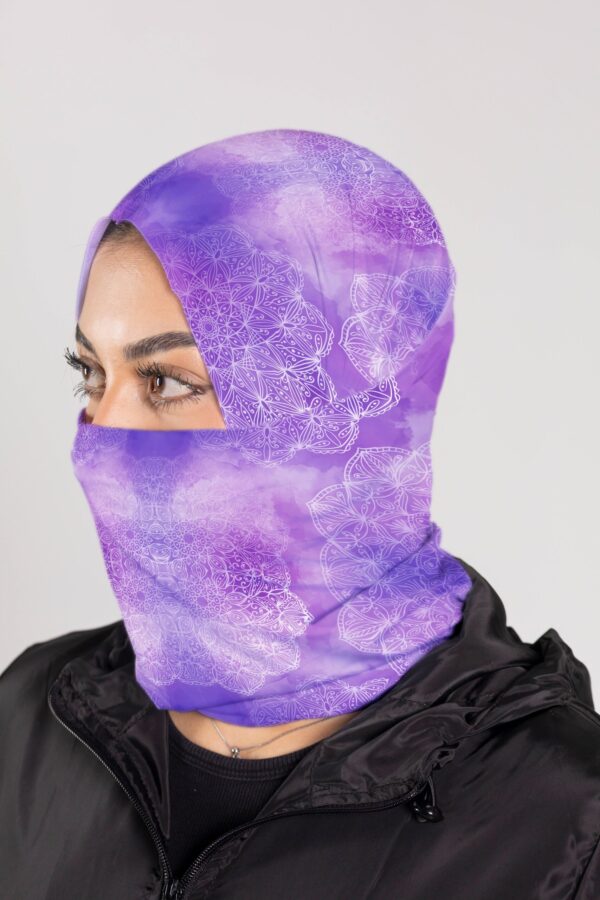 CUELLO LARGO MANDALA LILA