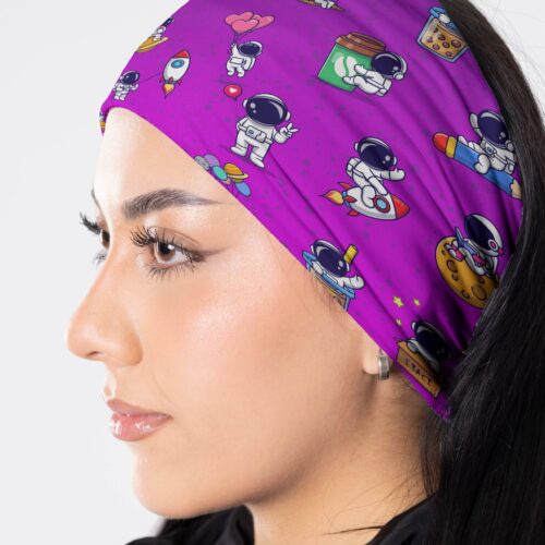 CUELLO SMART LARGO GRAFICO ASTRONAUTAS