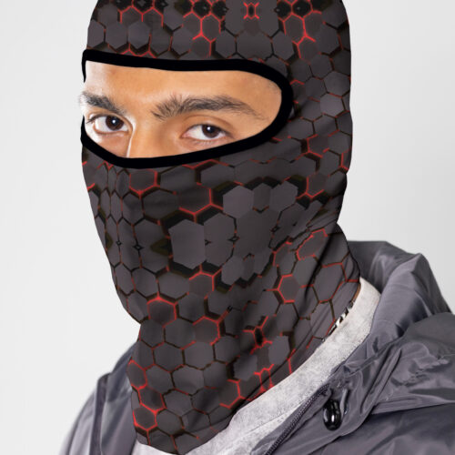 BALACLAVA LISA  RED HOLOGRAMA