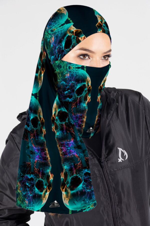 DUO PROTCH LARGO GRAFICO CALAVERAS GREEN