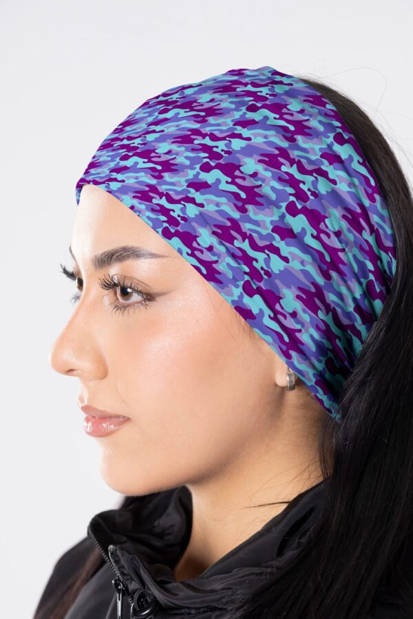 CUELLO SMART LARGO GRAFICO  CAMUFLAJE-MENTA