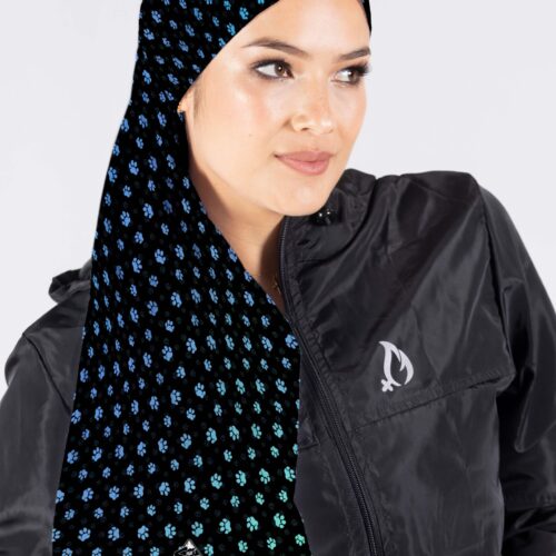 CUELLO EXTRALARGO GRAFICOS HUELLAS BLUE