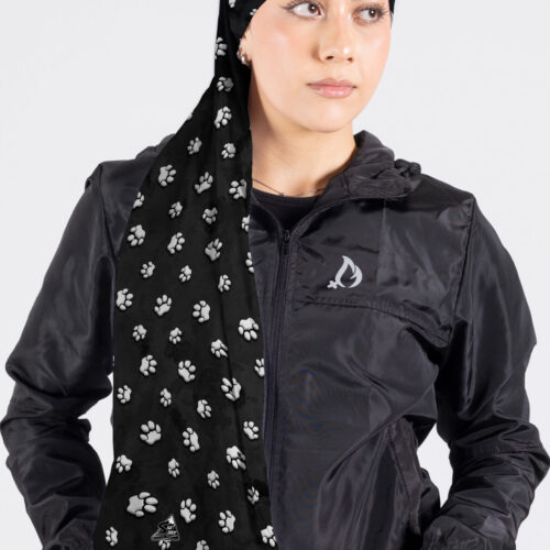 CUELLO SMART LARGO GRAFICOS HUELLITAS BLACK