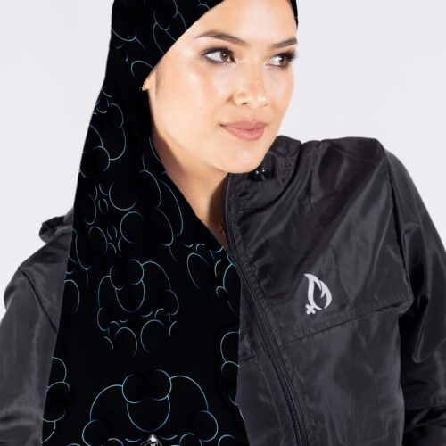 CUELLO SMART LARGO GRAFICOS LUNAS NEON