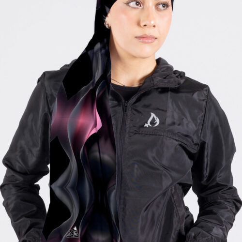 CUELLO EXTRALARGO GRAFICOS MAGENTA BLACK