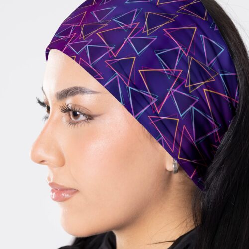 CUELLO SMART LARGO GRAFICO NEON-GEOMETRIC-